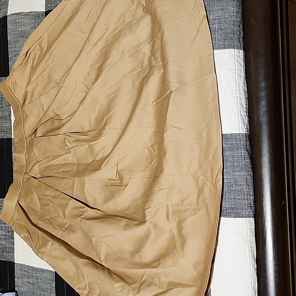 Beige long skirt